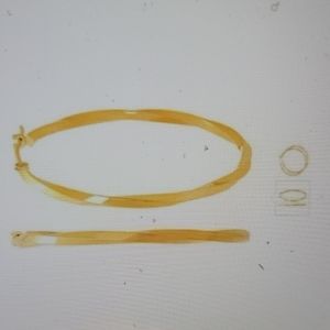 35 mm Twisted Hoop Earings